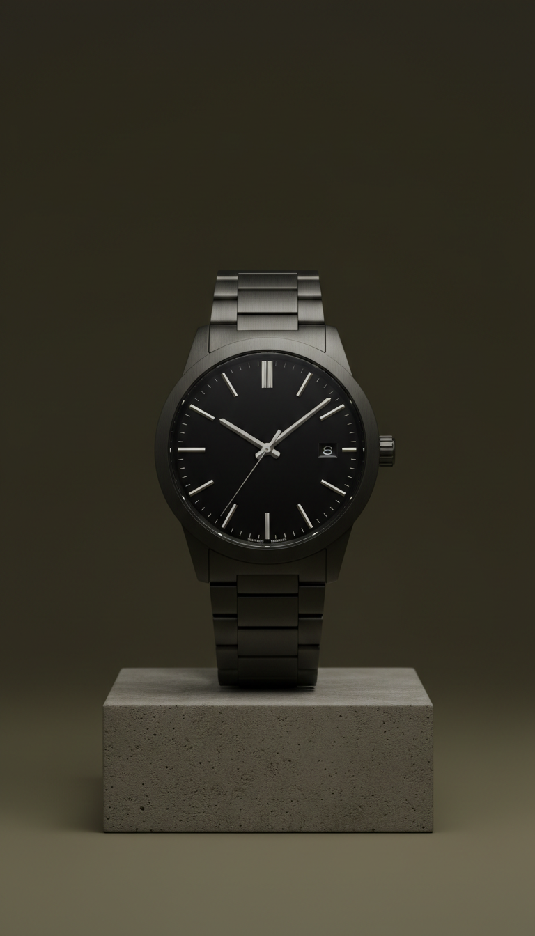Montre Homme Acier Poli Mouvement Automatique | Oratekk